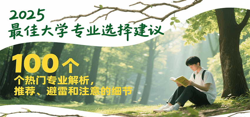 2025最佳大学专业选择建议，100个热门专业解析，推荐、避雷和注意的细节-优优云网创